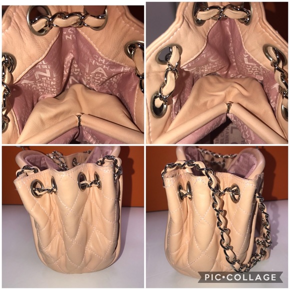 ❤️SOLD❤️AUTHENTIC CHANEL PINK LAMBSKIN CC KISS - Picture 4 of 8